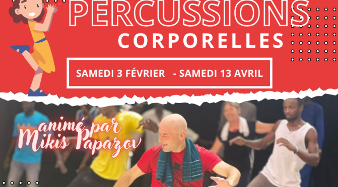 Body Percussions : stage avec Mikis Papazof à Baud et à Séné